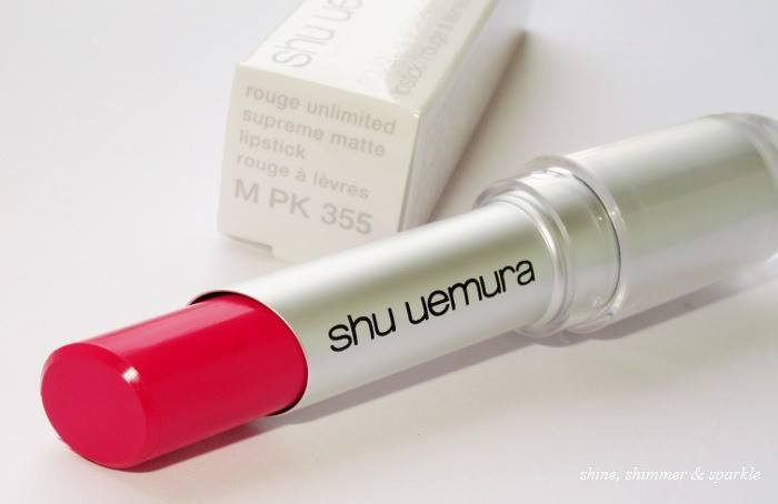SHU UEMURA ROUGE UNLIMITED SUPREME MATTE # 355: Màu hồng nhẹ nhàng