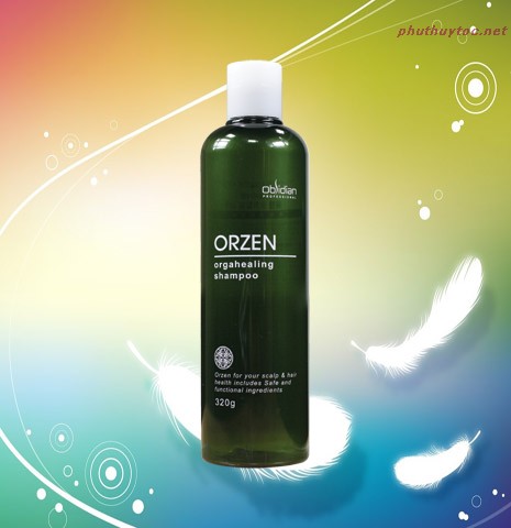Orgahealing shampoo Dầu gội chống rụng tóc obsidain 320ml sử dụng cho cả tóc dầu