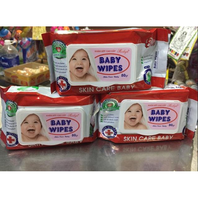 Khăn giấy ướt baby wipes 80gr giá rẻ - Shop Dân Cày