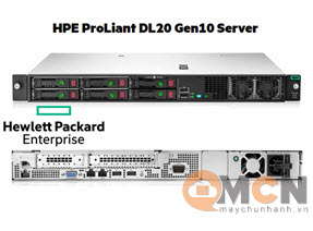 Máy Chủ HPE ProLiant DL20 Gen10 Intel Xeon E-2224 4SFF Server Rack 1U