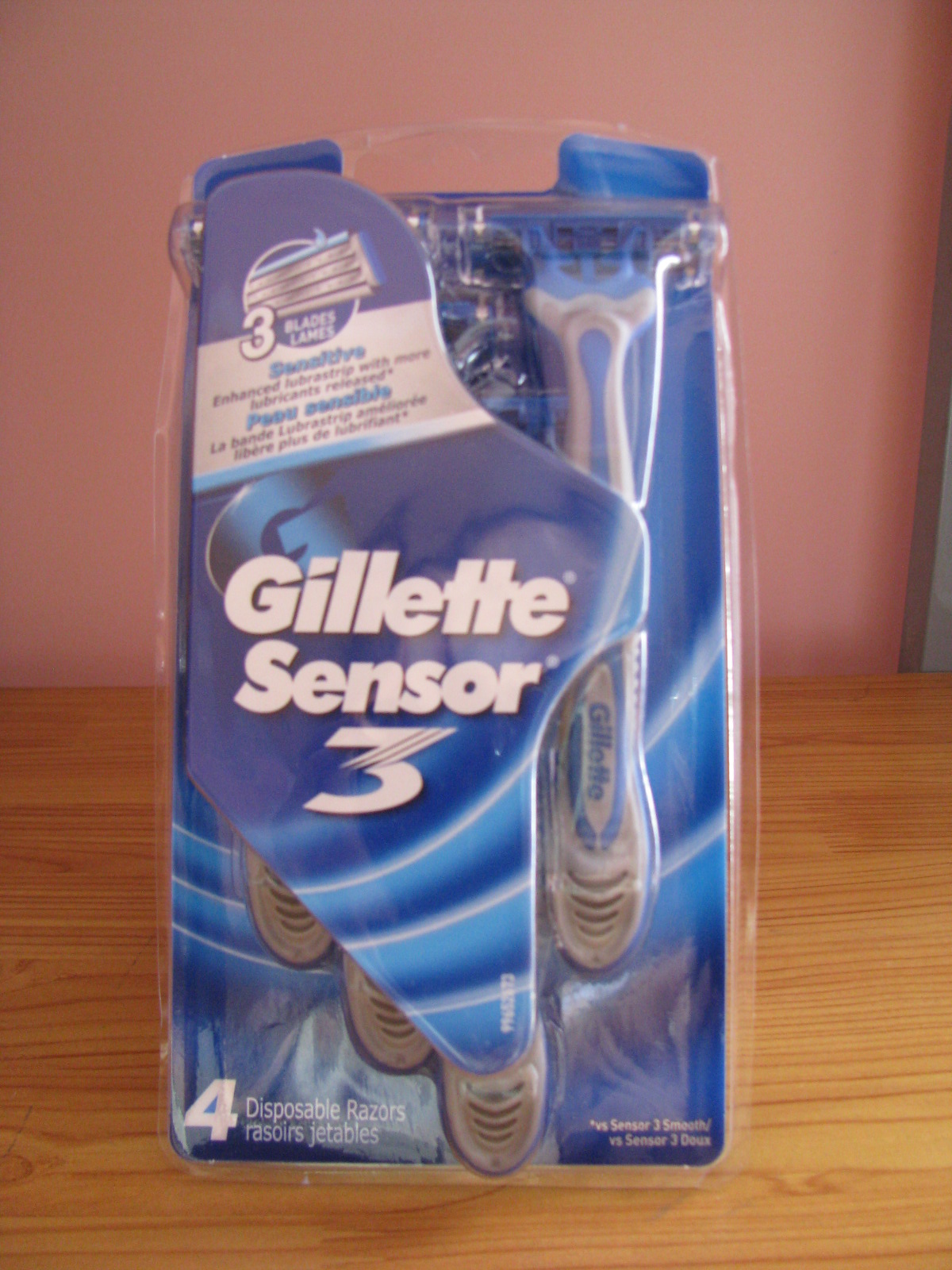 Dao cạo râu Gillette Sensor 3 (4c/vĩ)