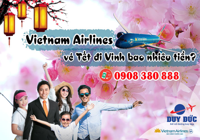 Mua vé Tết 2021 đi Vinh hãng Vietnam Airlines