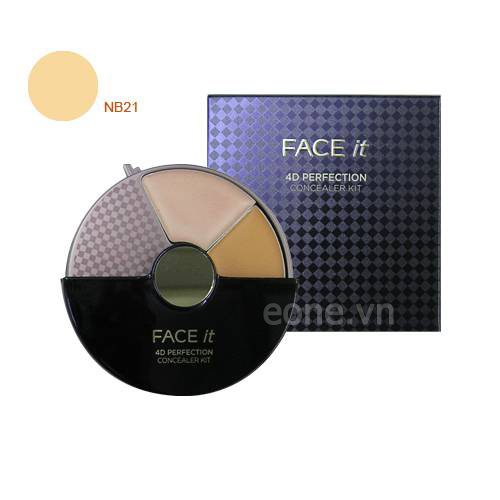 Che khuyết điểm Face It 4D perfection concealer kit The face shop