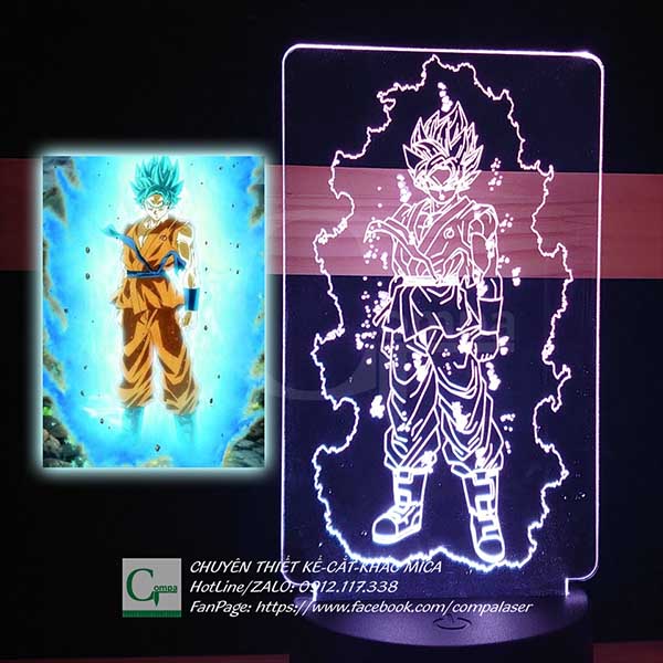Đèn Ngủ Dragon Ball Goku Ultra Instinc