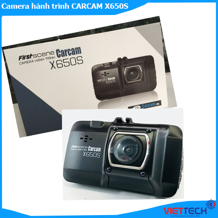Camera Hành Trình Carcam X650S Firstscene Ghi Hình Trước Sau Siêu Nét
