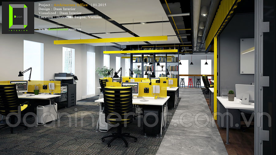 Thiết kế - thi công - sửa chữa văn phòng trọn gói Gò Vấp Phú Nhuận Tân Phú