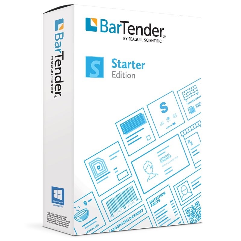 Phần mềm BarTender 2021 Starter Edition cho doanh nghiệp nhỏ và phòng ban