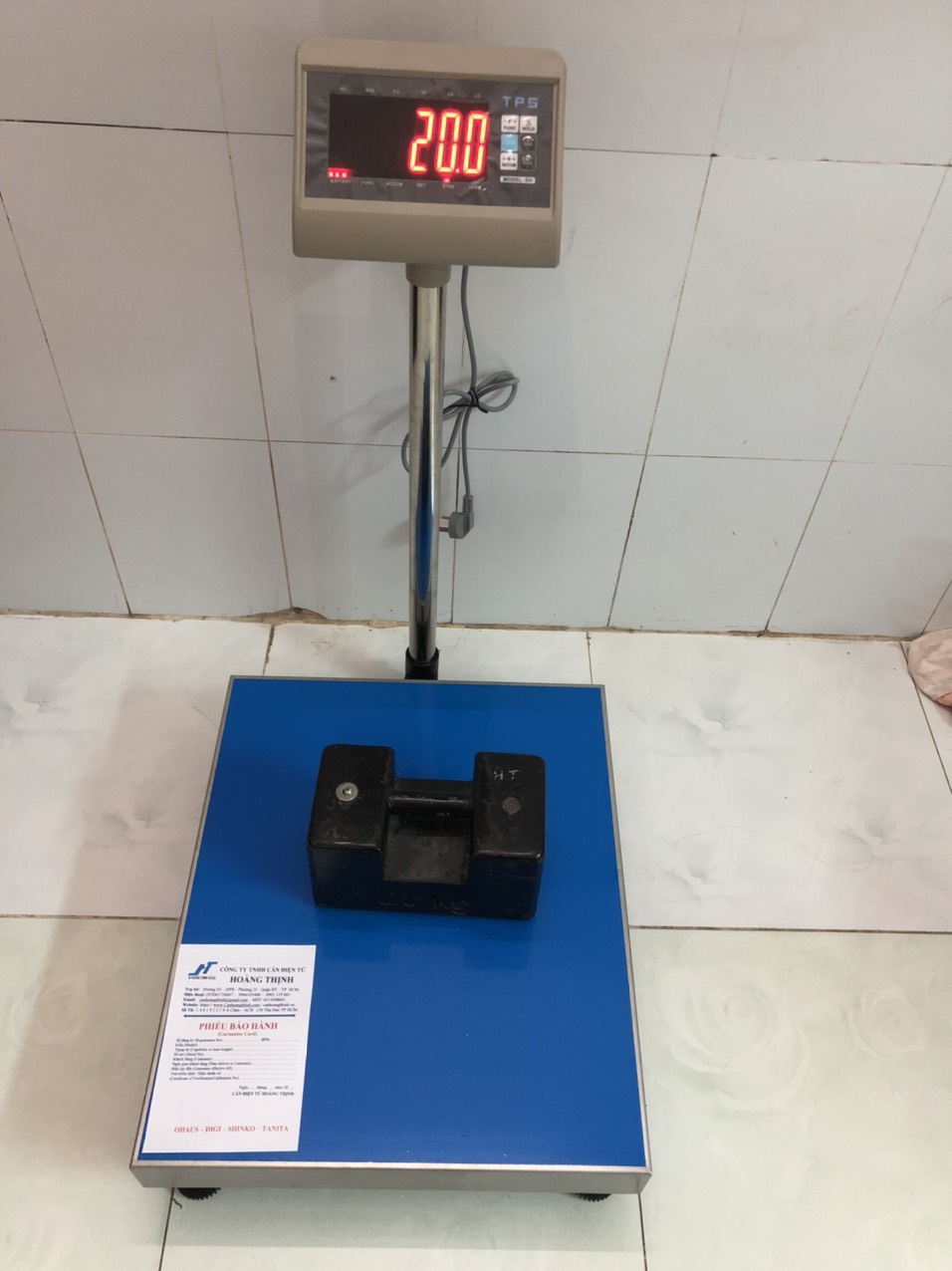 Cân bàn điện tử 100kg TPS Yaohua
