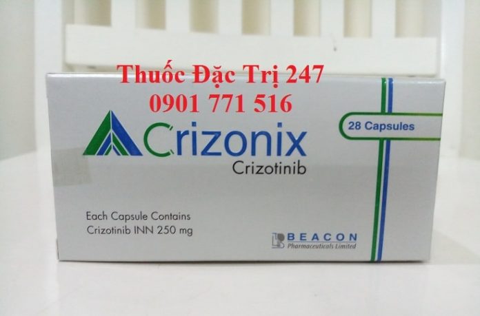 Thuốc crizonix 250mg điều trị ung thư phổi hiệu quả